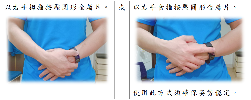 手指按壓方式